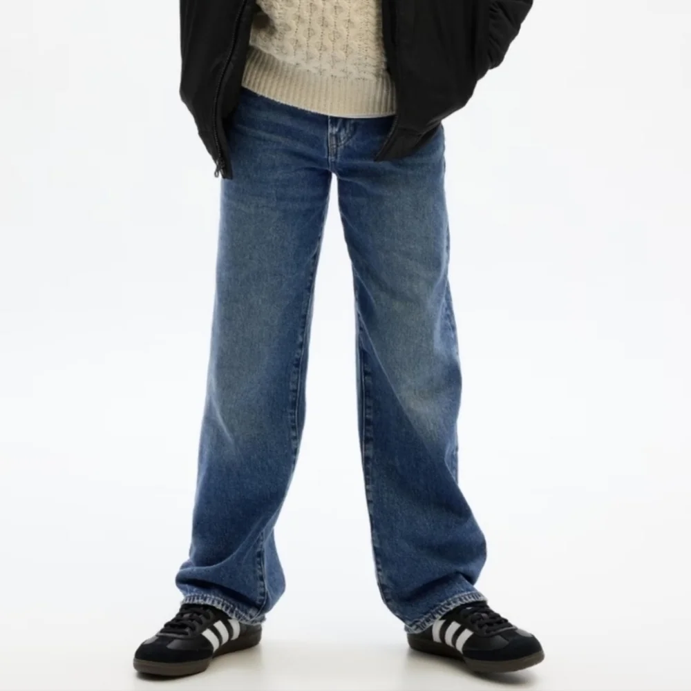 Gap Super Loose Dark Wash Straight Cut Jeans Size Boy's 10